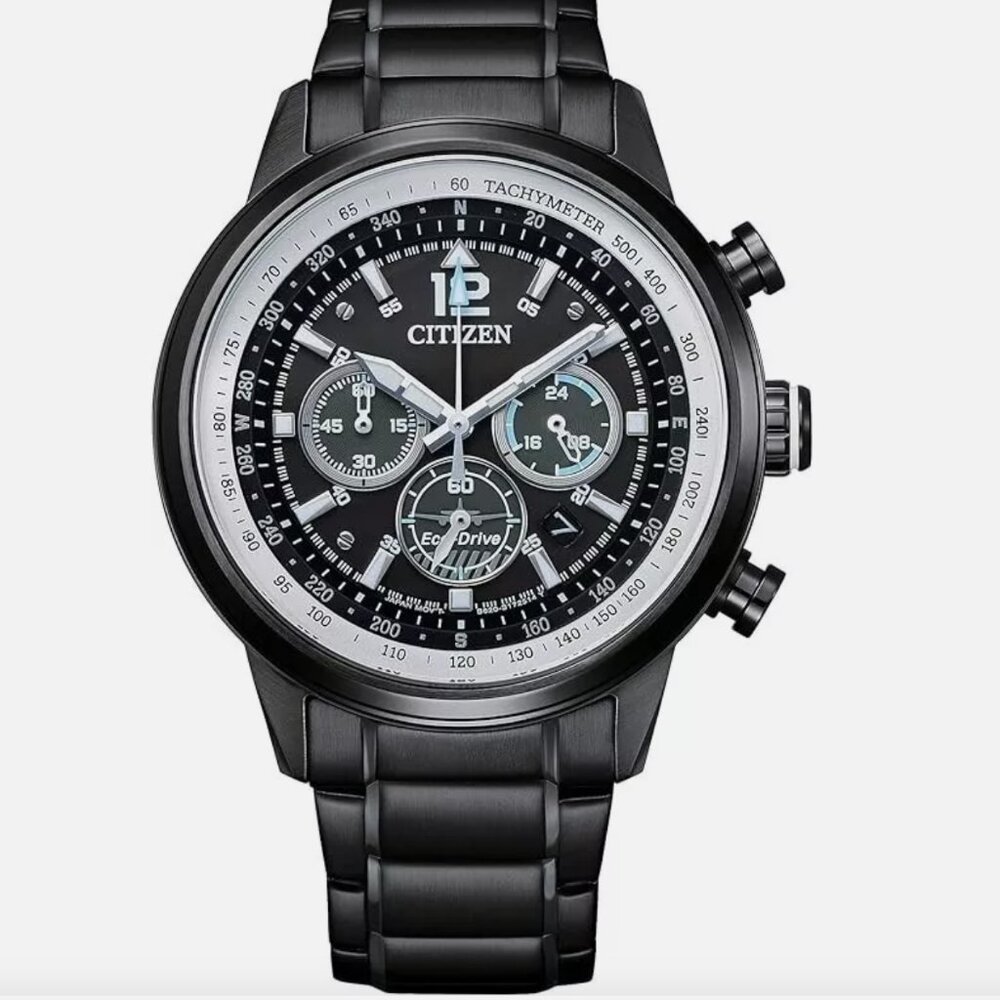 Citizen Men's Black 44mm Steel Watch